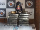 Quatro são presos com R$ 1 milhão em pasta base de cocaína, diz polícia