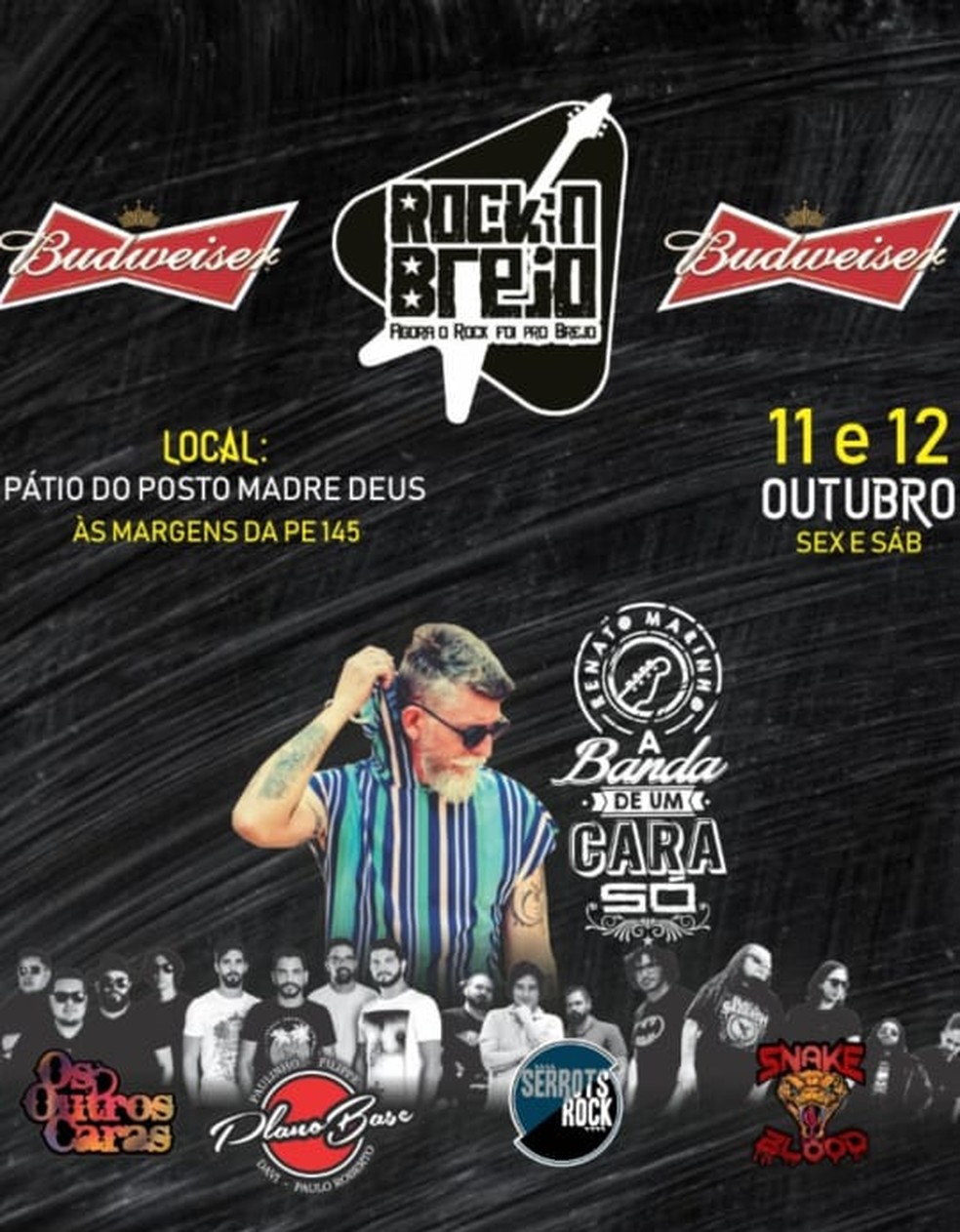 Festival de rock vai contar com apresentações musicais, exposição e vendas de artesanatos — Foto: Festival Rock no Brejo/Divulgação