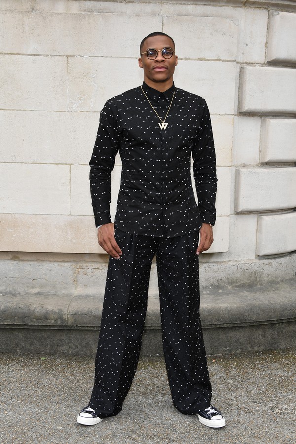 PARIS, FRANCE - JUNE 24:  Russell Westbrook attends the Dior Homme Menswear Spring/Summer 2018 show as part of Paris Fashion Week on June 24, 2017 in Paris, France.  (Photo by Pascal Le Segretain/Getty Images) (Foto: Getty Images)
