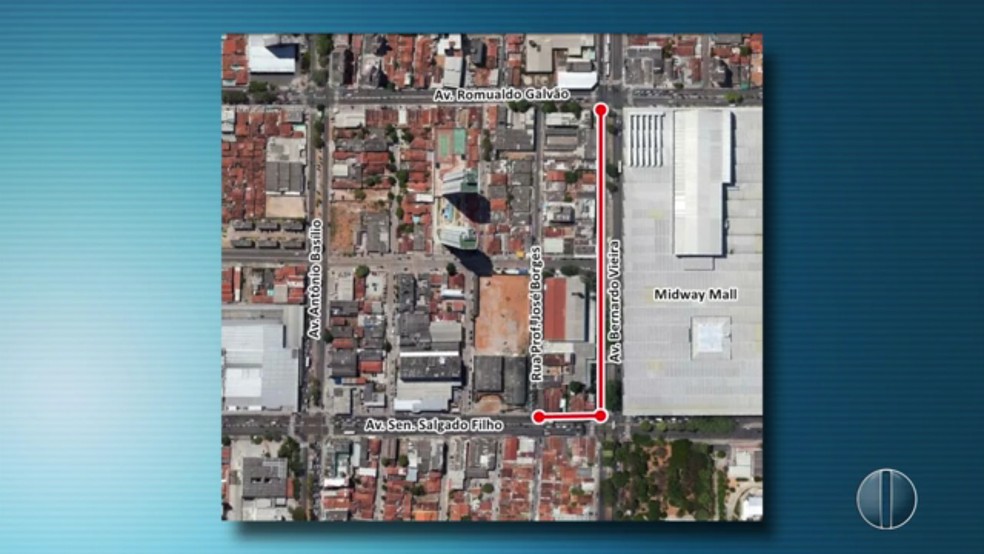 Interdição na avenida Salgado Filho é adiada (Foto: Reprodução/Inter TV Cabugi)