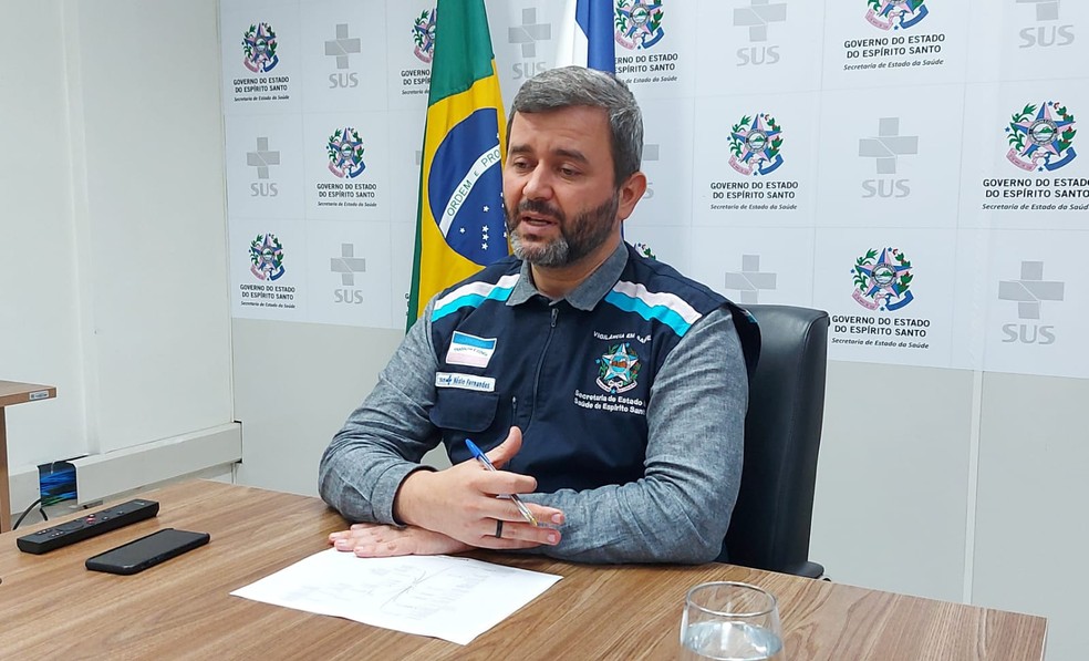 Secretário Estadual de Saúde, Nésio Fernandes  — Foto: Divulgação/Sesa