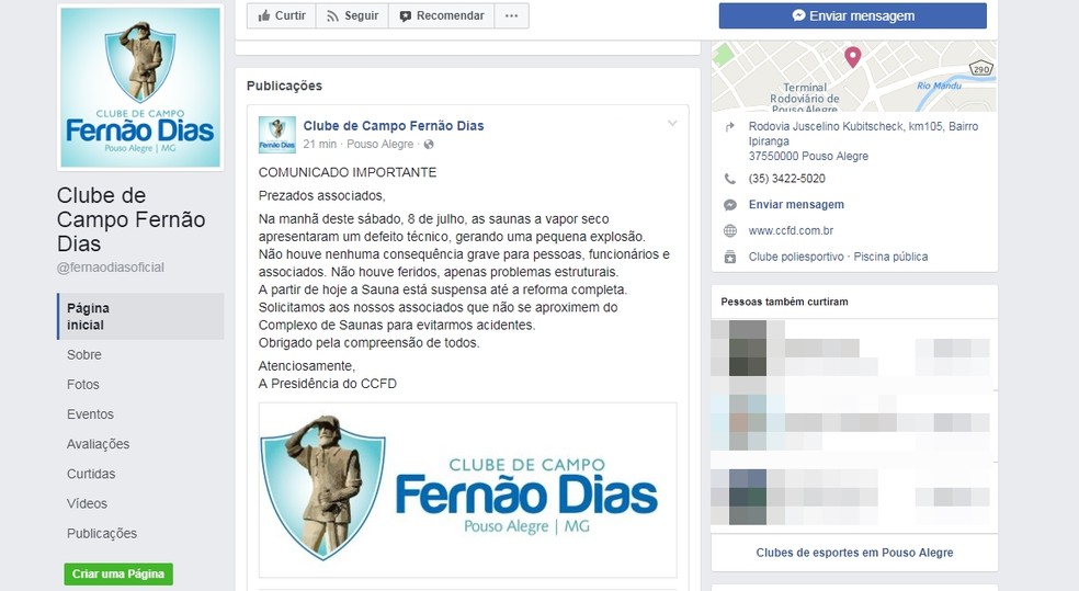 Vazamento Em Sistema De Gas Causa Explosao Em Sauna De Clube Em Pouso Alegre Mg Sul De Minas G1