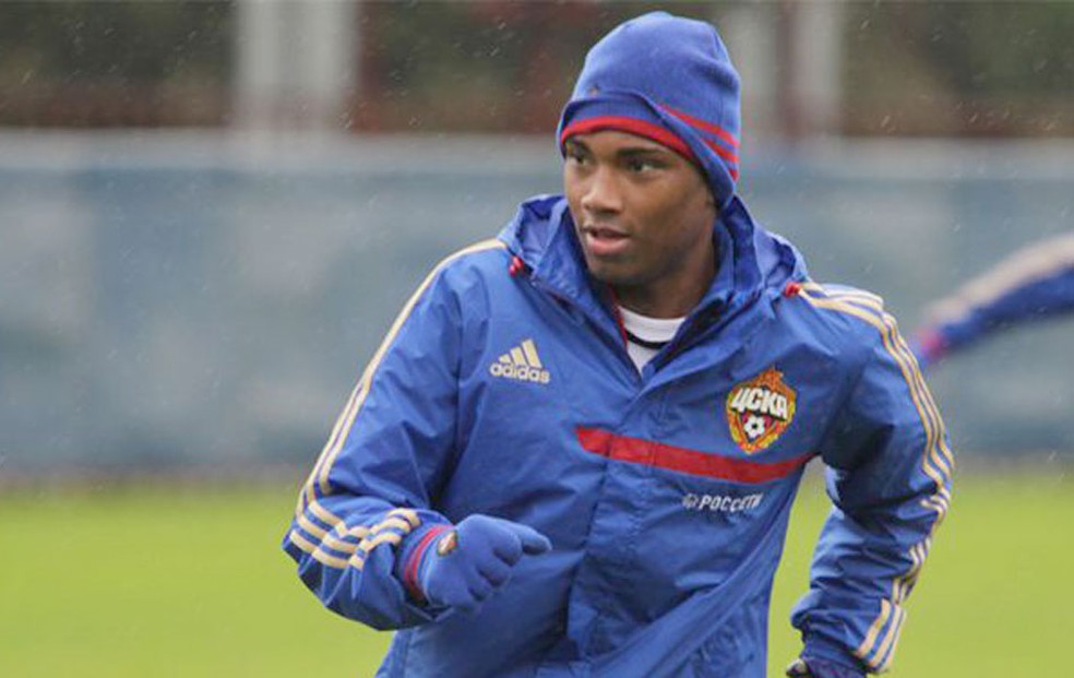 Vitinho teve dificuldades para se adaptar &agrave; R&uacute;ssia em 2013 (Foto: Reprodu&ccedil;&atilde;o / Site oficial do Cska)