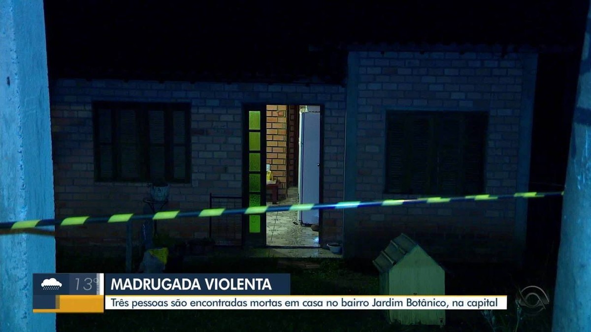 Três pessoas são mortas dentro de casa no bairro Jardim Botânico, em Porto Alegre