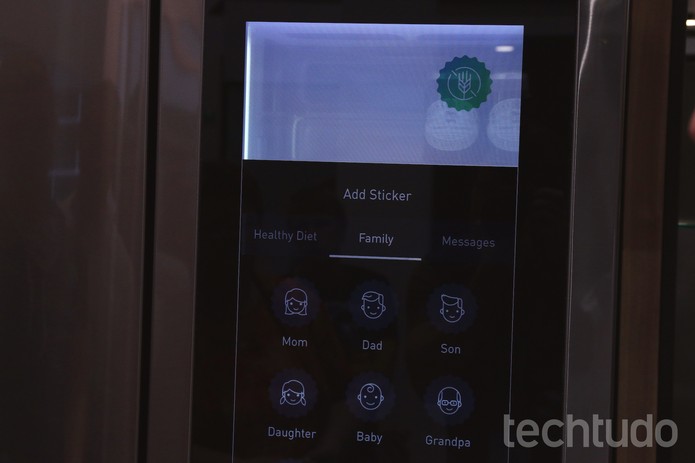Geladeira LG com Windows 10 (Foto: Fabrício Vitorino/TechTudo)