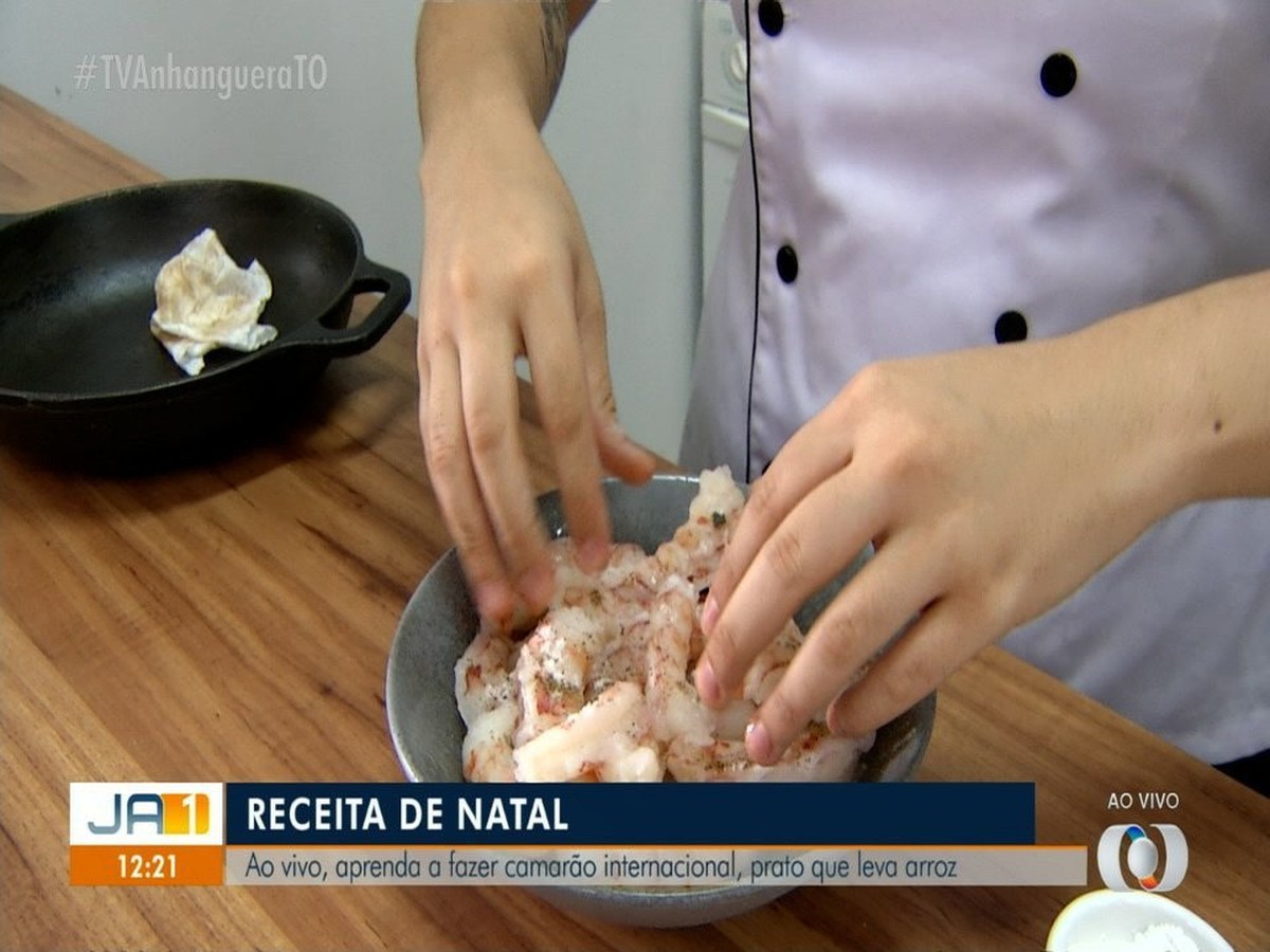 Aprenda a receita de 'camarão internacional', prato com arroz para a ceia  de natal | Tocantins | G1