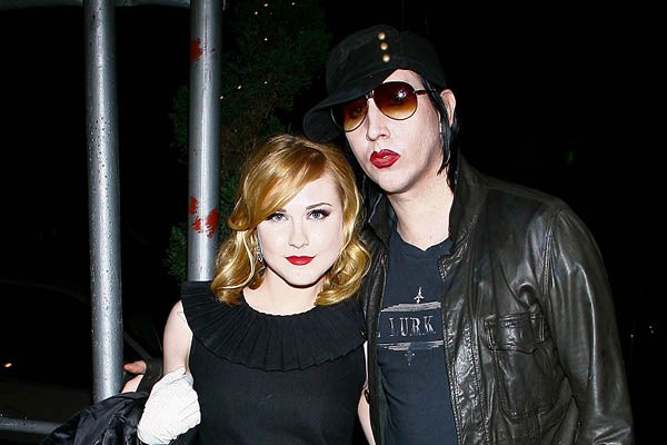 Marilyn Manson e Evan Rachel Wood (Foto: Getty Images)