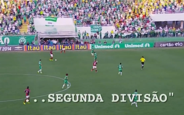 Torcida da Chapecoense tira onda com Fla: Ão ão ão, segunda divisão