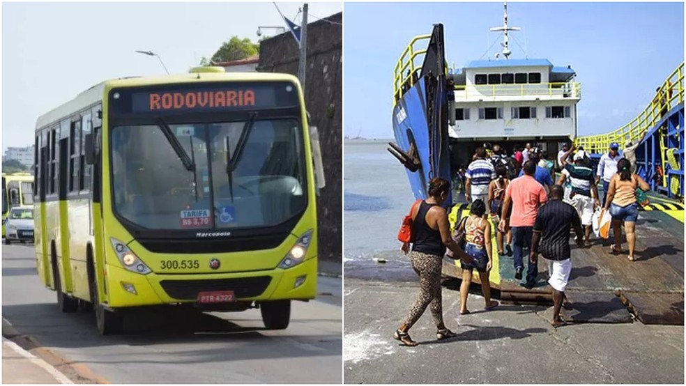 Ônibus e ferry serão gratuitos no 2º turno das eleições de 2022 em São Luís — Foto: Montagem/g1