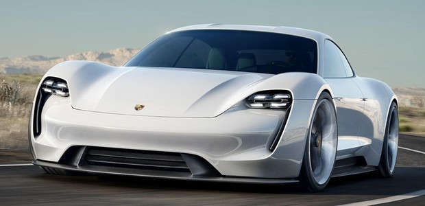 O Porsche Mission E: um concorrente para a Tesla? (Foto: Divulgação)