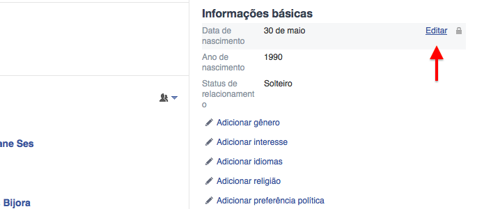 Alterando configurações de privacidade (Foto: Reprodução/Helito Bijora)