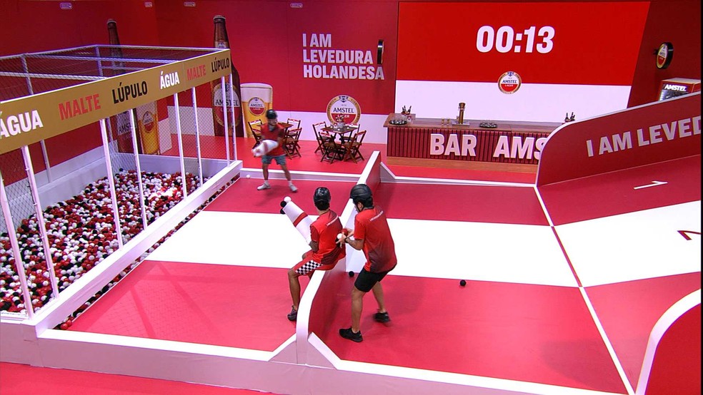 BBB 22: Final da Prova do Líder Amstel  — Foto: Globo