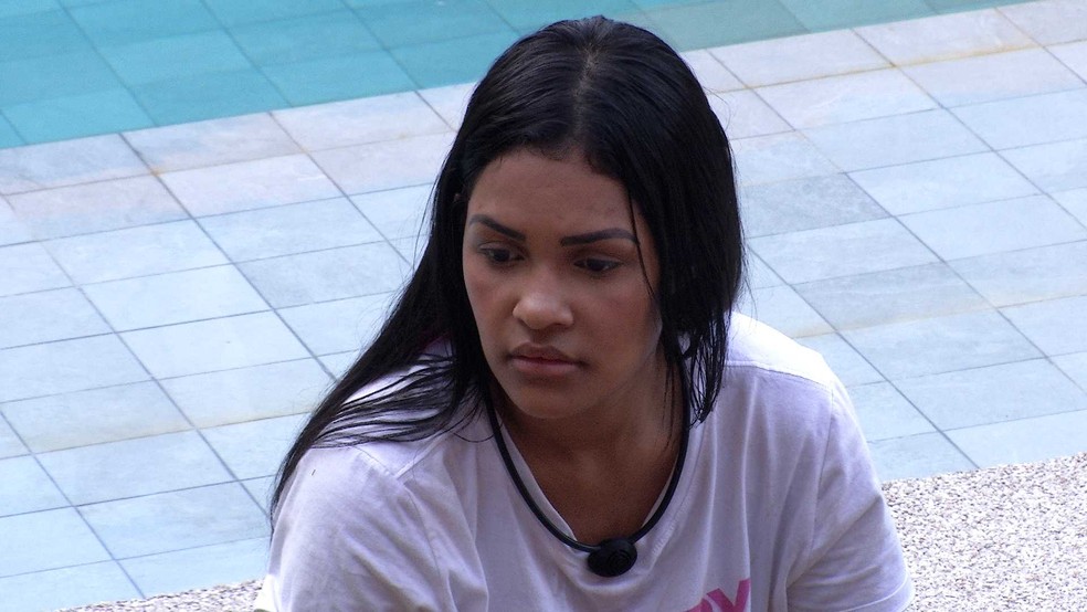 Flayslane declara sobre Rafa: 'Ela quer botar a Gabi contra a gente' — Foto: Globo