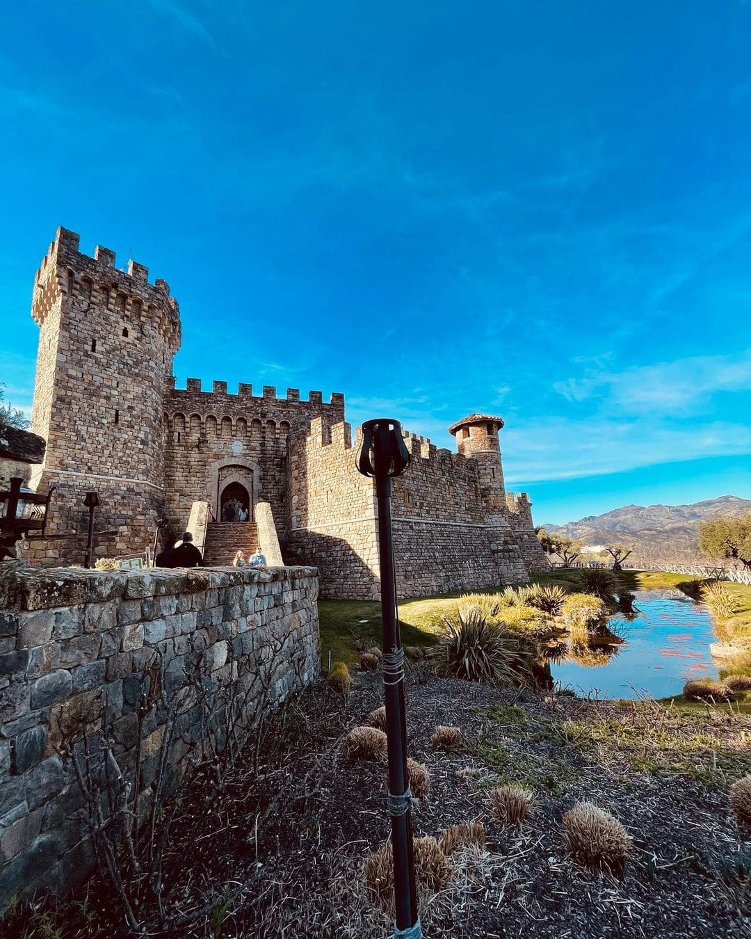 Castello di Amorosa fica localizado na Califórnia (Foto: Reprodução/Instagram)