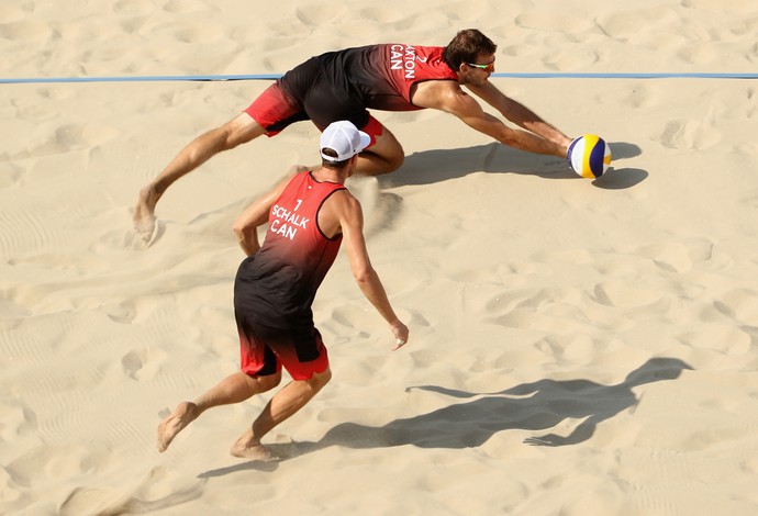 Saxton; schalia; vôlei de praia; olimpíadas; canadá (Foto: Ezra Shaw/Getty Images)