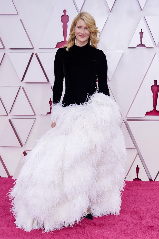 LOS ANGELES, CALIFORNIA – APRIL 25: Laura Dern attends the 93rd Annual Academy Awards at Union Station on April 25, 2021 in Los Angeles, California. (Photo by Chris Pizzello-Pool/Getty Images) (Foto: Getty Images)