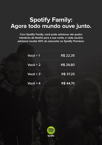 spotify lanca plano familia corta preco em 50 e reune ate cinco contas noticias techtudo
