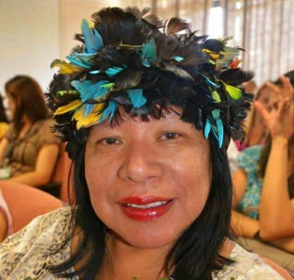Morre em Bauru a l&iacute;der ind&iacute;gena Jupira, aos 60 anos &mdash; Foto: Arquivo pessoal