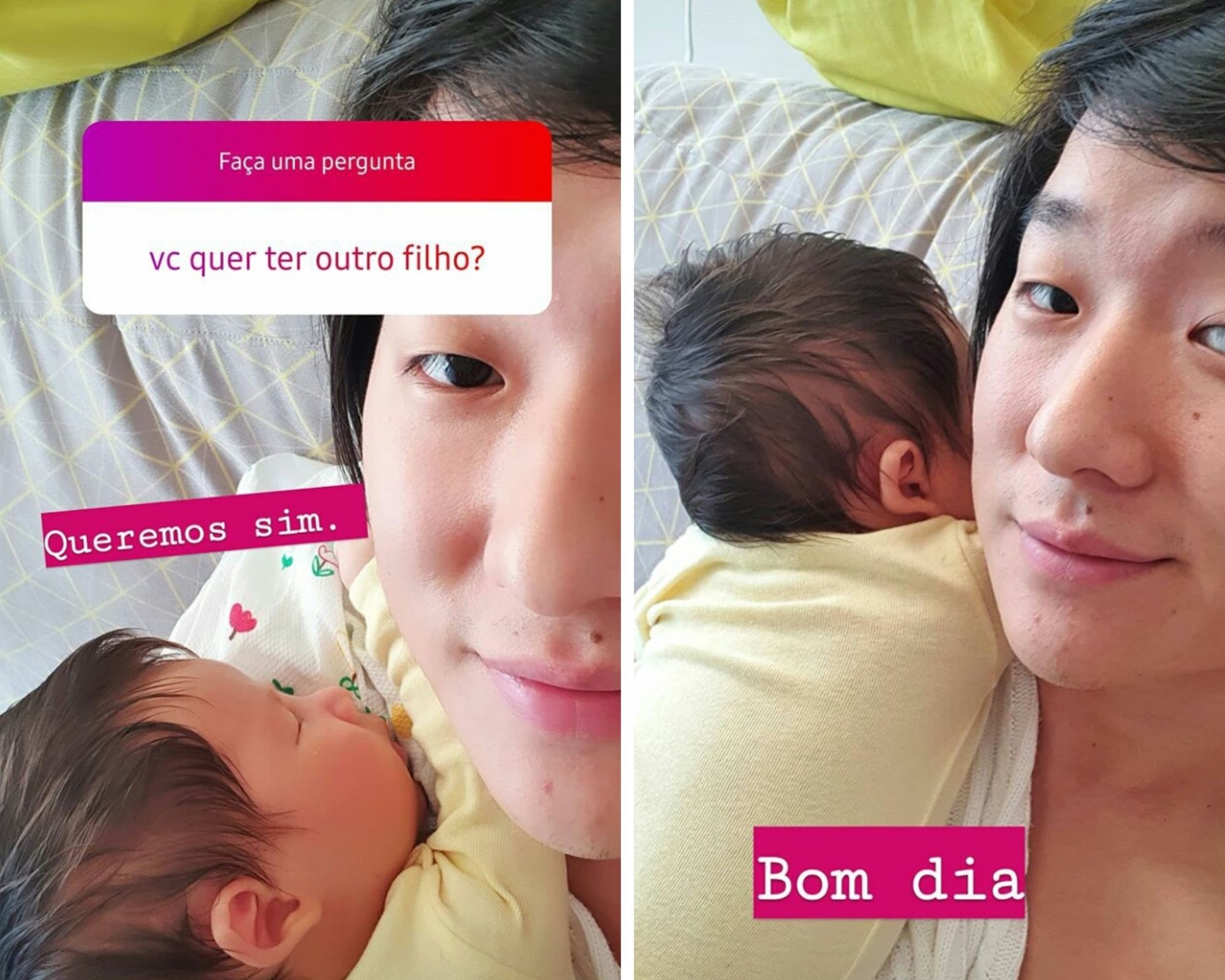 Pyong Lee, pai de Jake, afirma que quer ter mais filhos com Sammy, sua mulher (Foto: Reprodução/Instagram)