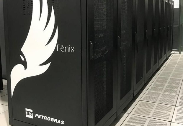 Fênix, o supercomputador da Petrobras (Foto: Agência Petrobras/Divulgação)