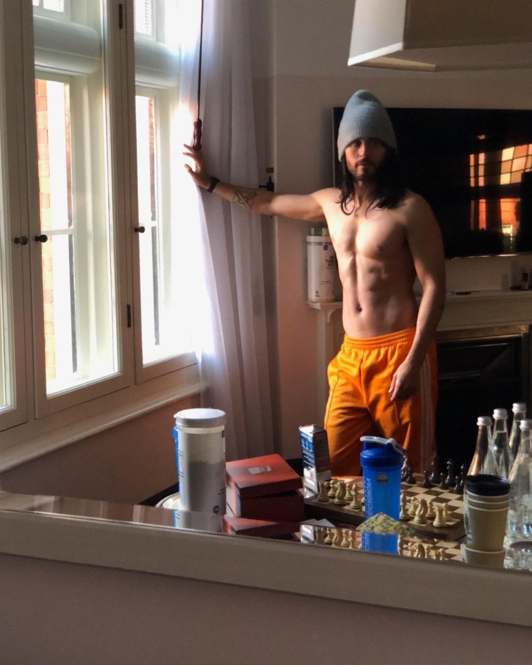 Jared Leto empolgou fãs com sua boa forma (Foto: Reprodução/Instagram)