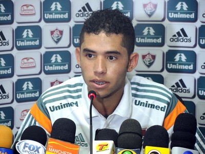 Renato no Fluminense (Foto: Marcelo Barone)