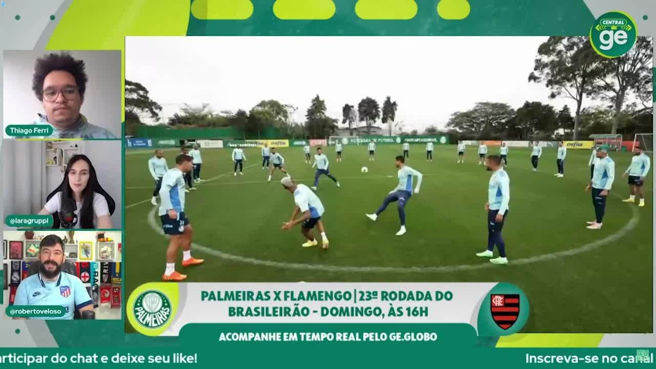 Thiago Ferri fala sobre a expectativa do jogo entre Palmeiras e Flamengo pelo Brasileirão