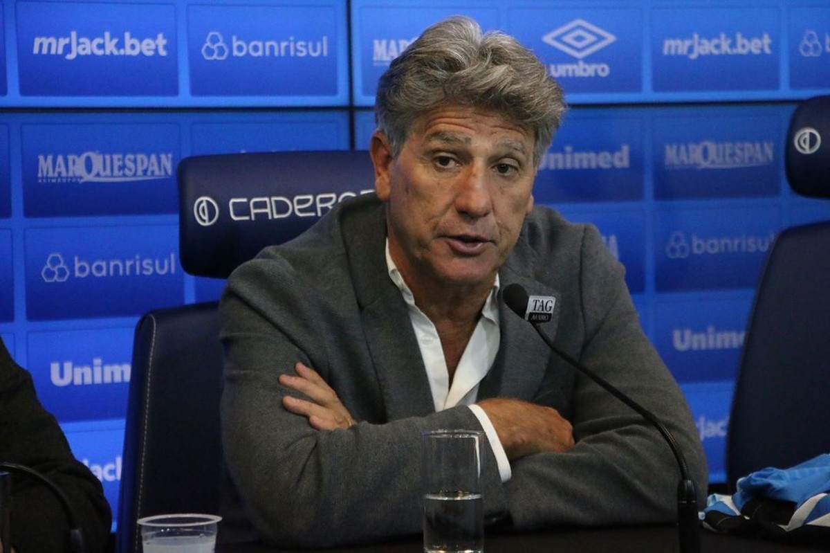 Renato é apresentado, diz que conhece o Grêmio como a palma da mão e ...
