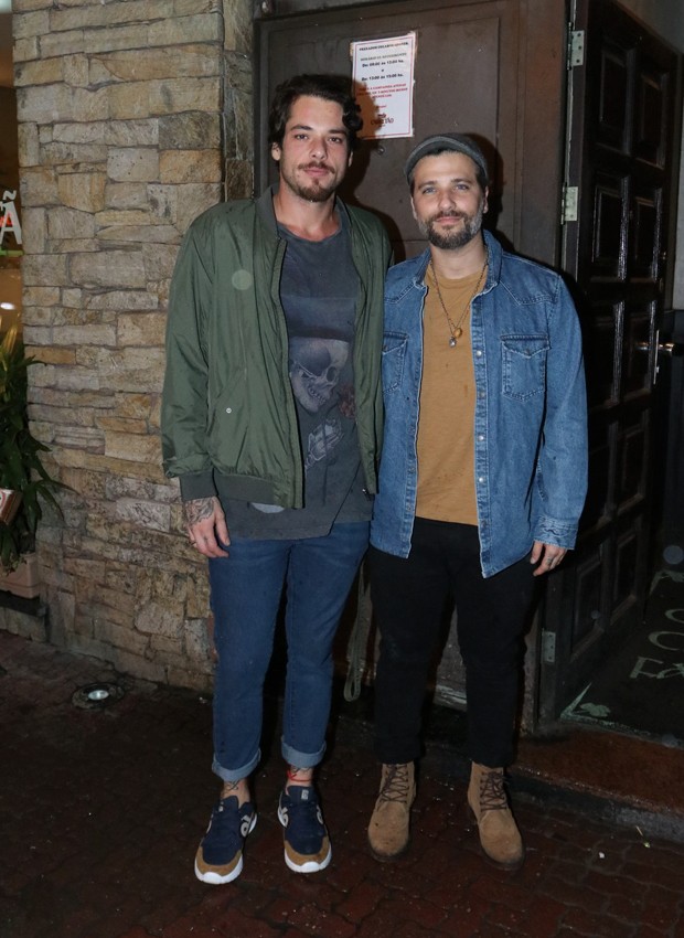 Gian Luca Ewbank e Bruno Gagliasso (Foto: Thyago Andrade/BrazilNews)