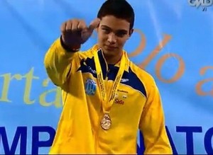 Nadador João Victor Pena quebra recorde sul-americano juvenil (Foto: Arquivo pessoal)