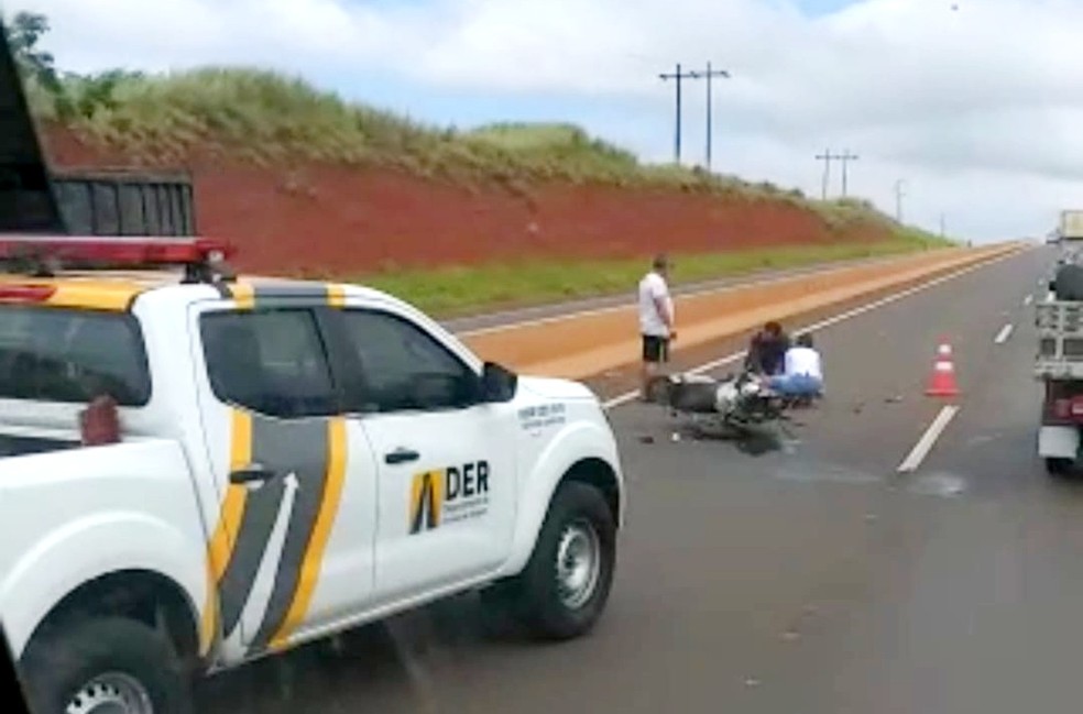 Acidente aconteceu no quilômetro 359 da Rodovia Raposo Tavares e a vítima morreu no local — Foto: Arquivo pessoal