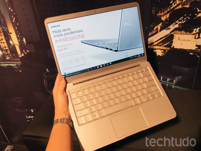 Style S51 é o notebook mais leve da Samsung (Foto: Anna Kellen Bull/TechTudo)
