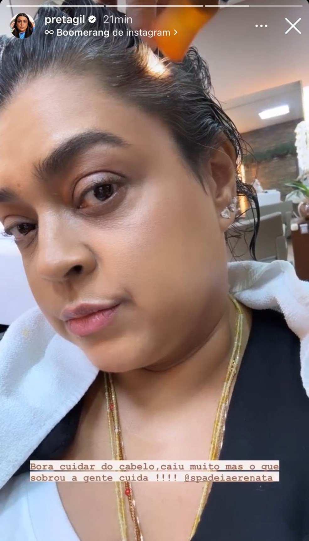 Publica&ccedil;&atilde;o de Preta Gil &mdash; Foto: Instagram