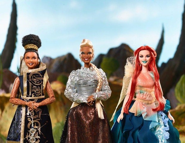Novas Barbies lançadas pela Mattel (Foto: Disney/Mattel)