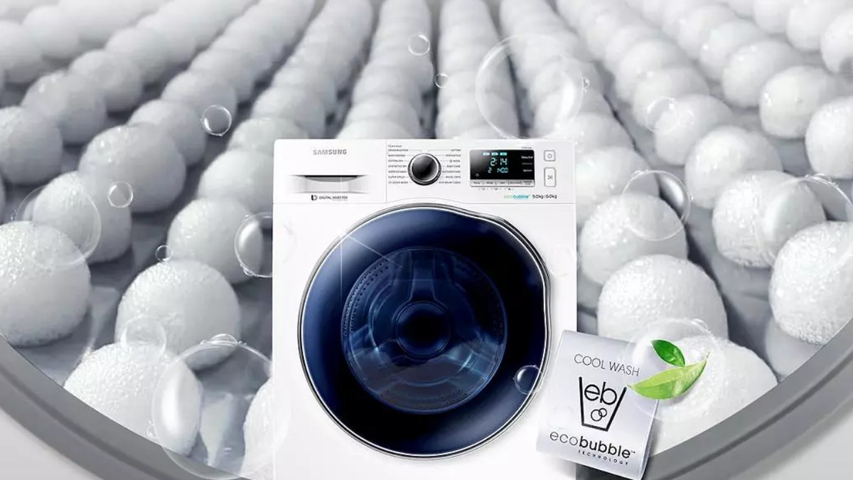 Máquina de lavar: conheça a tecnologia Ecobubble