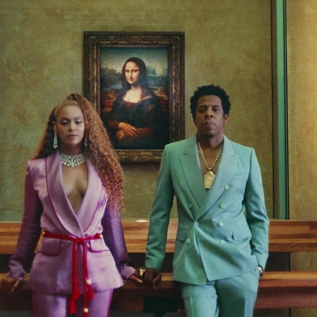 Beyoncé e Jay-Z no clipe (Foto: Reprodução)