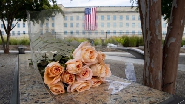 BBC Os ataques de 11 de setembro nos EUA completaram 20 anos no sábado (Foto: EPA via BBC)