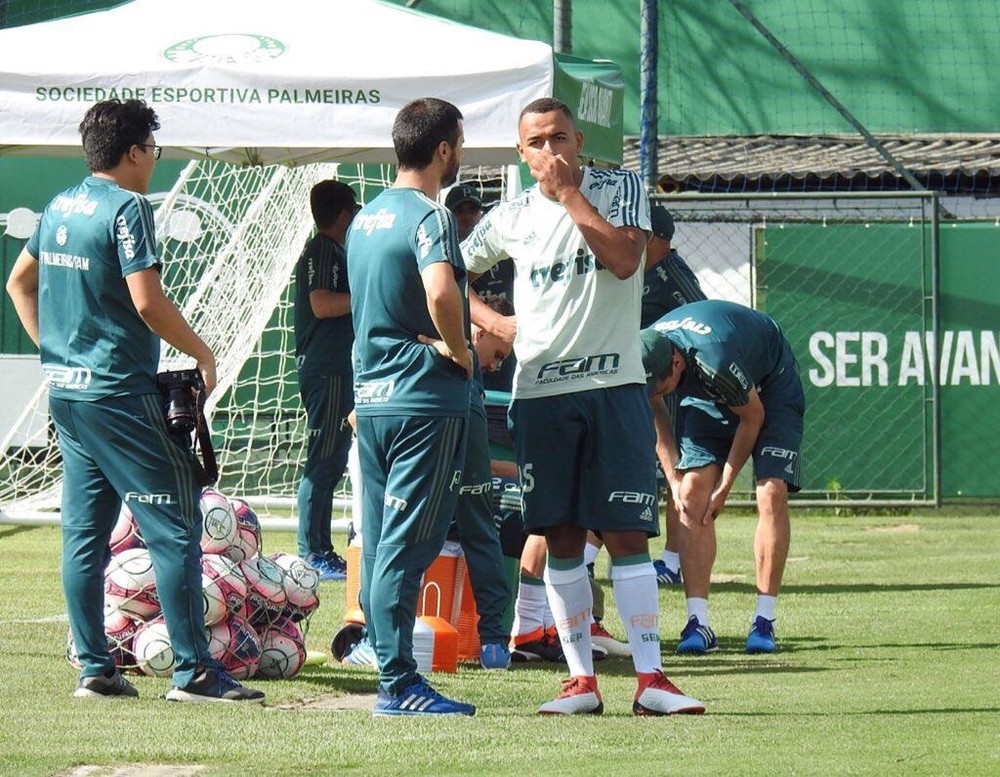 Papagaio comemora primeira chance no elenco profissional do Palmeiras