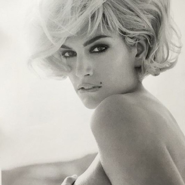 Cindy versão Marilyn Monroe, um dos ícones da modelo (Foto: Reprodução/Instagram Cindy Crawford)