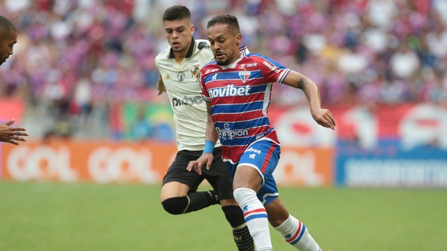 Bruno Pacheco em ação em Fortaleza x Vasco