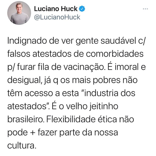 Luciano Huck (Foto: Instagram/Reprodução)