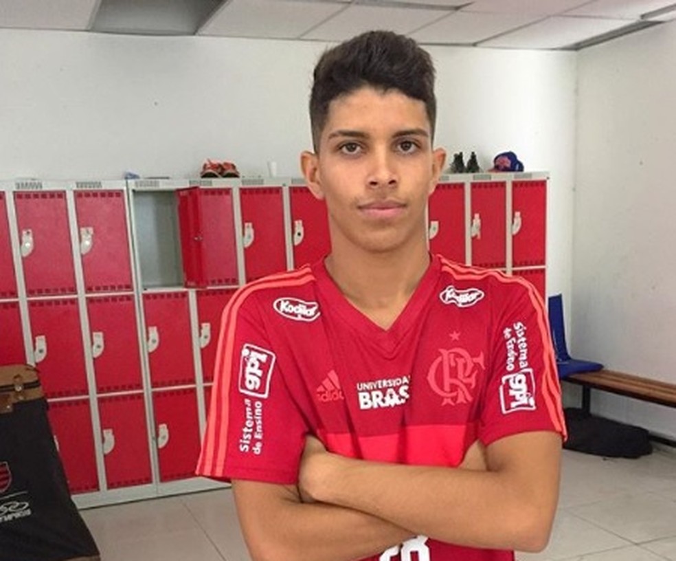 Felipe Cardoso tinha chegado recentemente ao sub-17 do Flamengo — Foto: Reprodução / Instagram