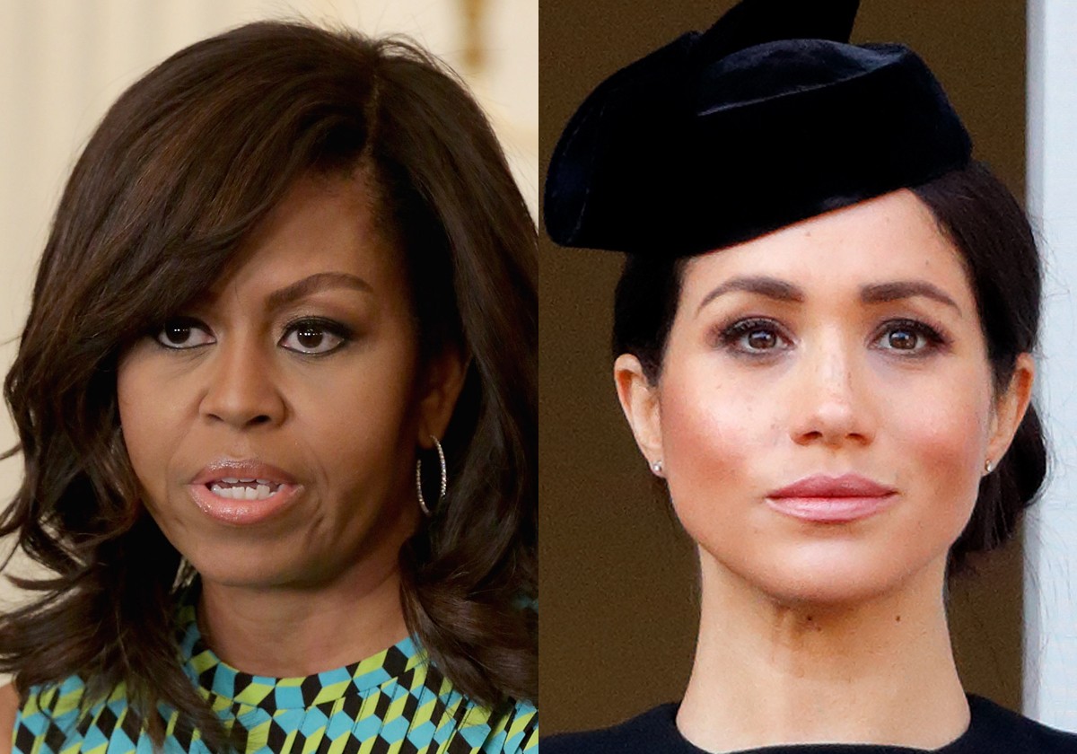 Michelle Obama reage às acusações de racismo da realeza feitas por Meghan Markle (Foto: Getty Images)