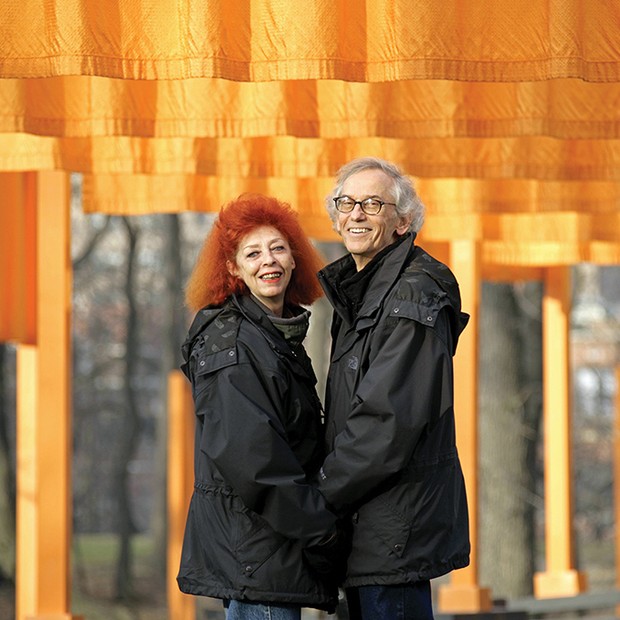 Christo e Jeanne-Claude (Foto: Divulgação)