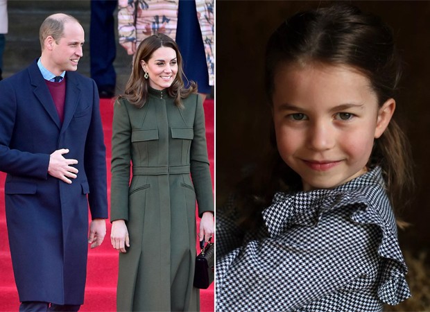 Príncipe William, Kate Middleton e a Princesa Charlotte (Foto: Getty Images e Reprodução / Instagram)