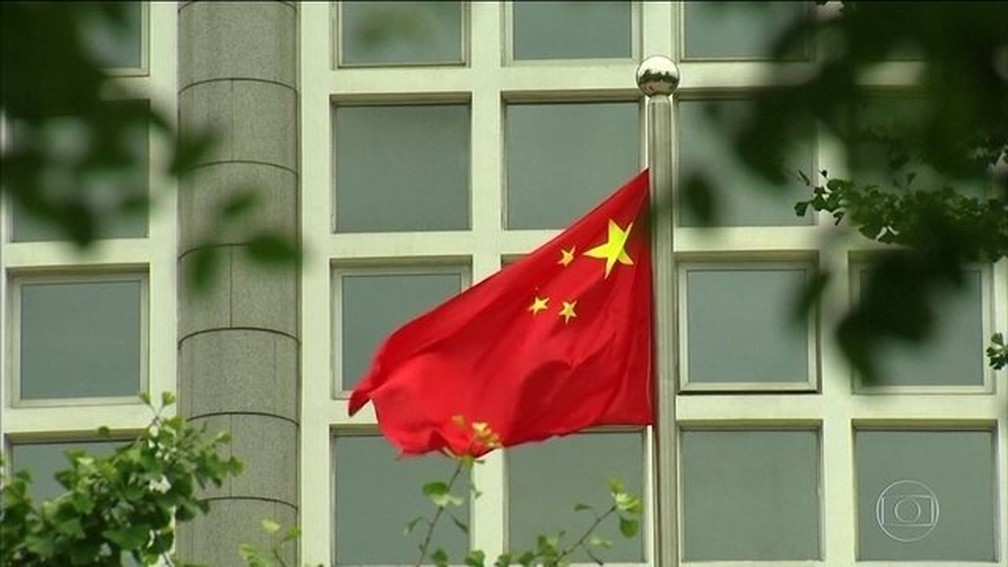 Bandeira da China — Foto: Reprodução/JN