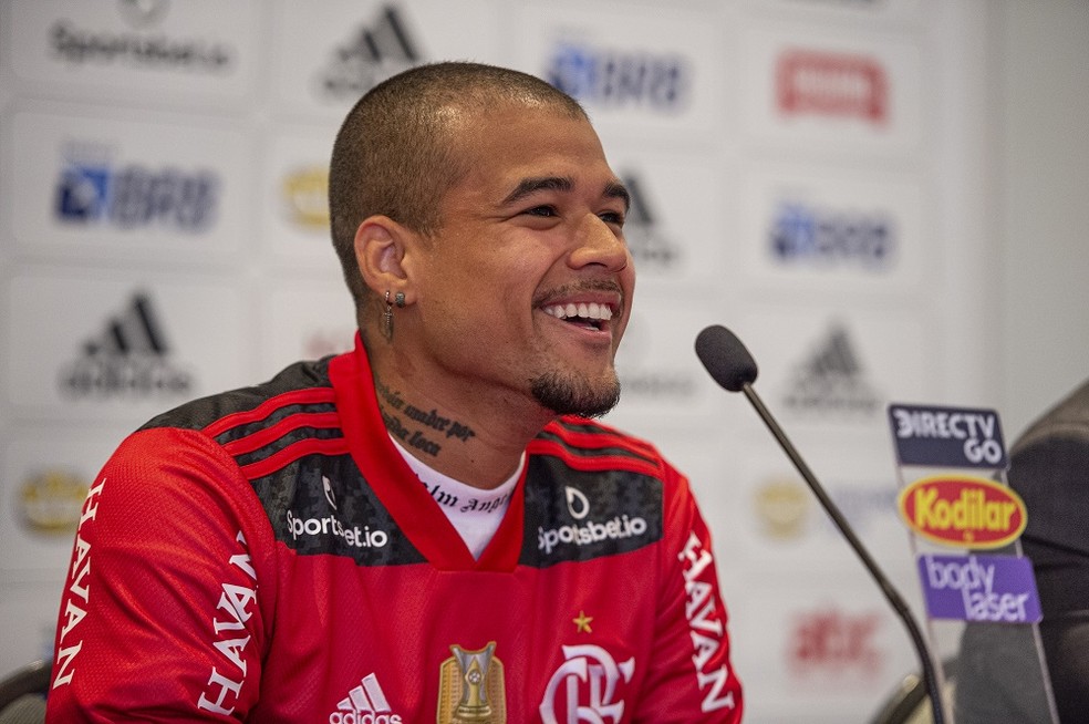 Kenedy, atacante do Flamengo — Foto: Alexandre Vidal/Flamengo