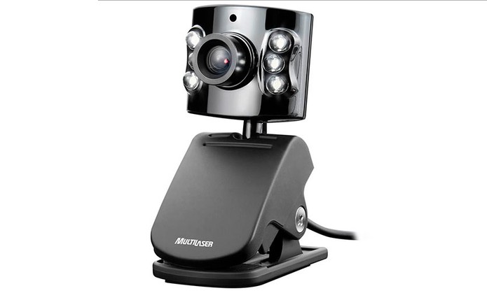 Webcam oferece lente de vidro e microfone embutido (Foto: Divulgação/Multilaser)