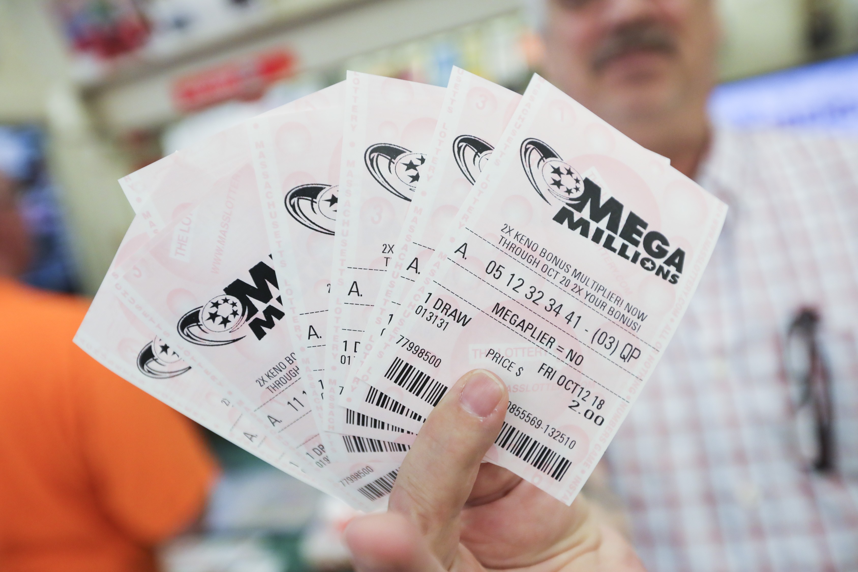 Volantes da loteria Mega Millions (Foto: getty)