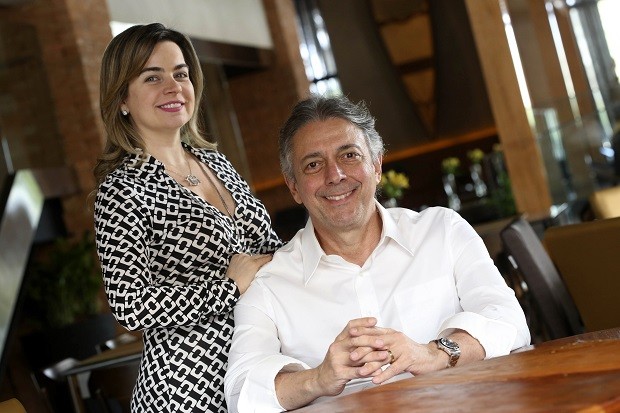 Daniela e Afrânio Barreira, sócios-fundadores do Coco Bambu (Foto: Divulgação)